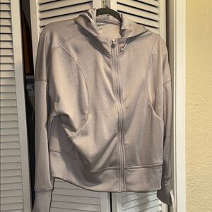 Gray Zip-Up Hoodie